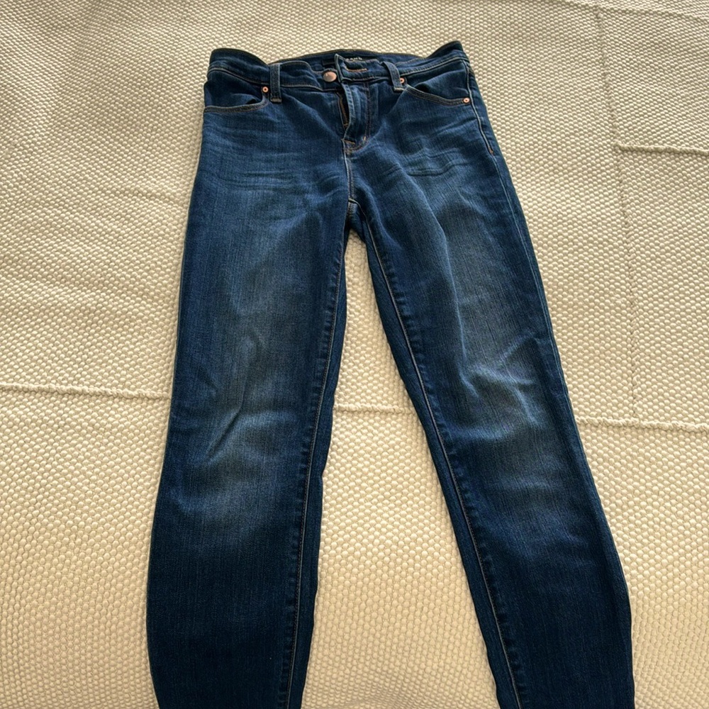 Chic J Brand Petite-Fit Blue Jeans - Perfect for the Modern Woman, Size 24